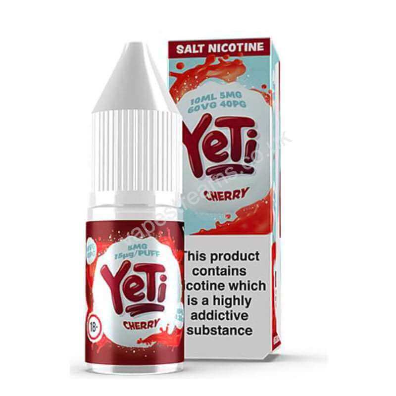 Cherry Nicotine Salt E-Liquid by YeTi Salts