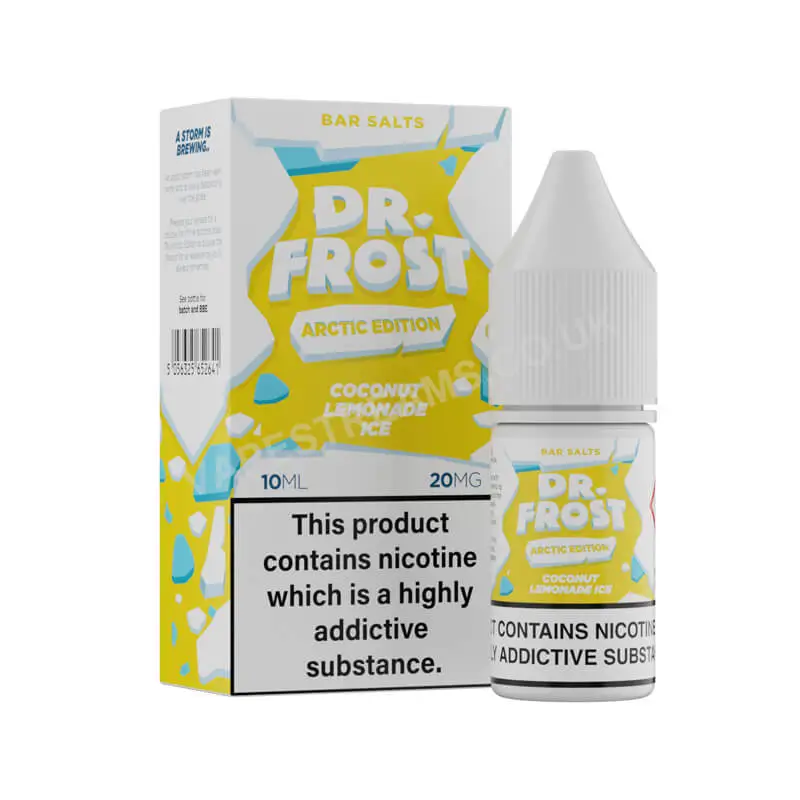 Dr Frost Arctic Edition Coconut Lemonade Ice Nic Salt E-Liquid