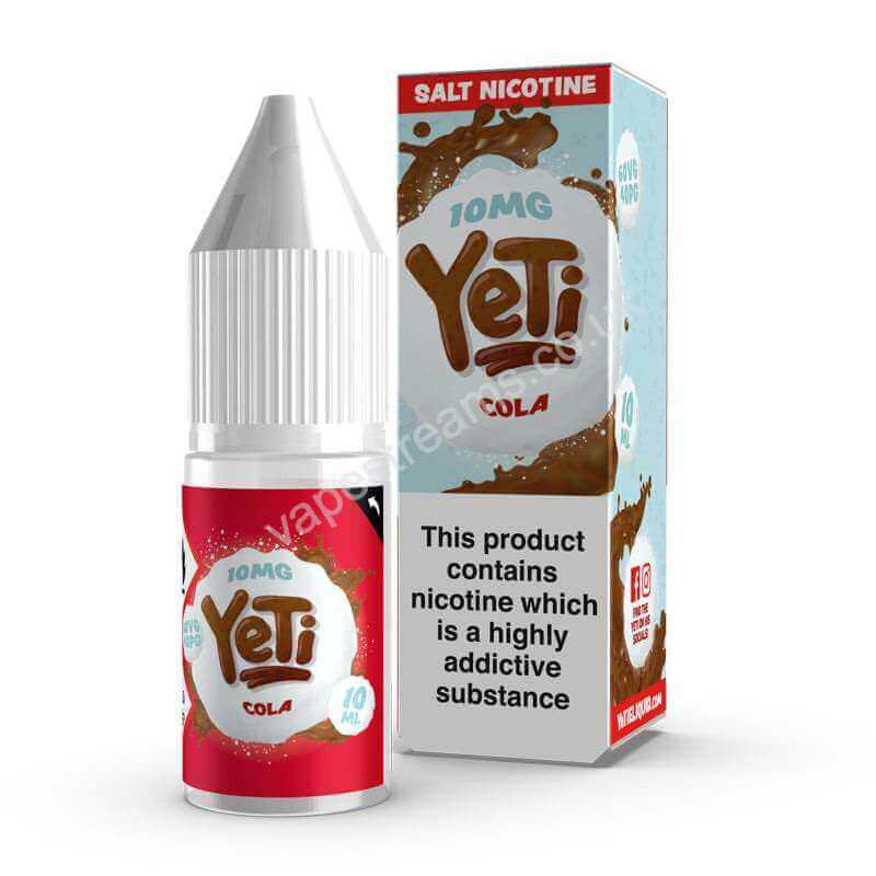 Cola Nicotine Salt E-Liquid by YeTi Salts