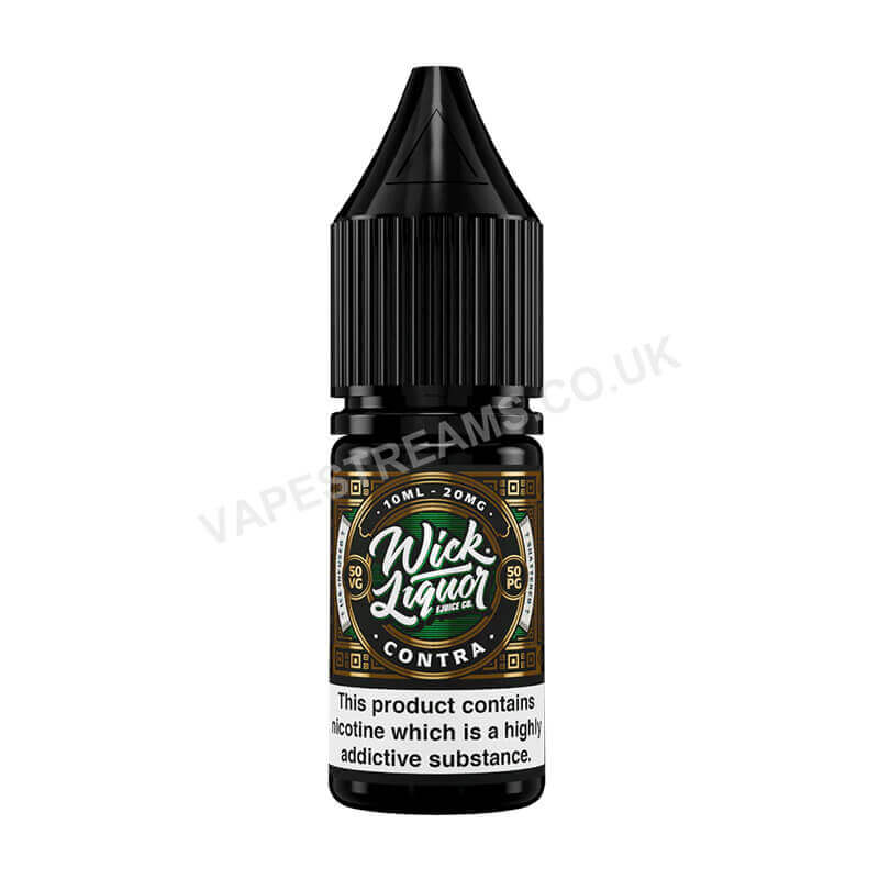 Contra Shattered Nic Salt E-Liquid by Wick Liquor