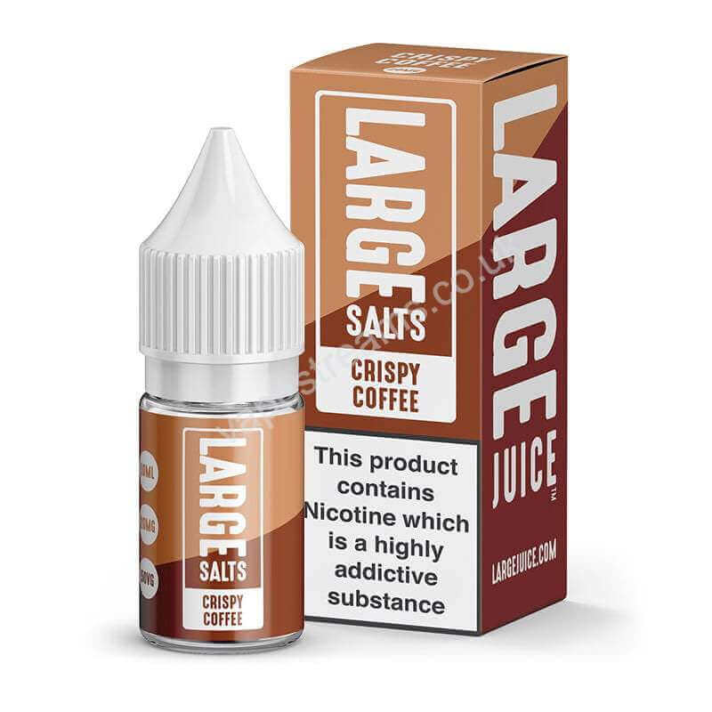 Crispy Coffee Nicotine Salt E-Liquid by Large Salts