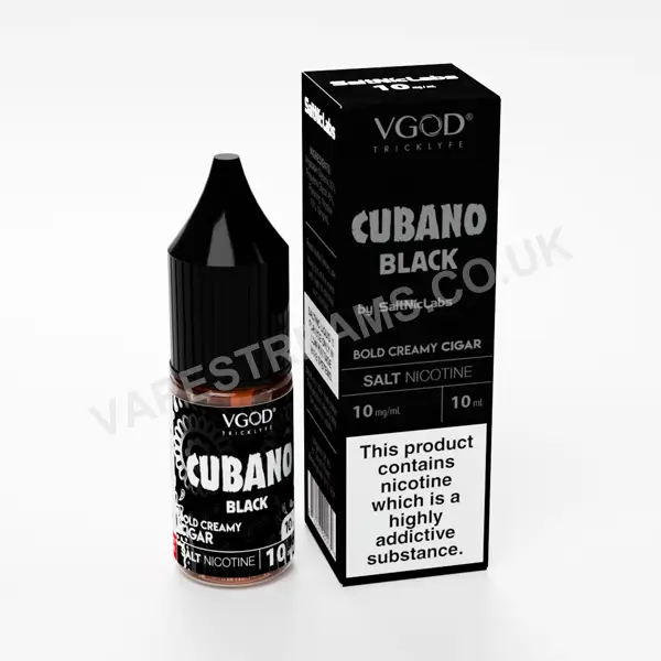Cubano Black Nic Salt E-Liquid by VGOD