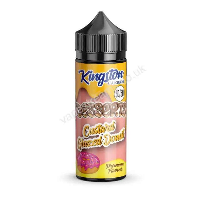 Custard Glazed Donut E-Liquid Shortfill by Kingston 50/50