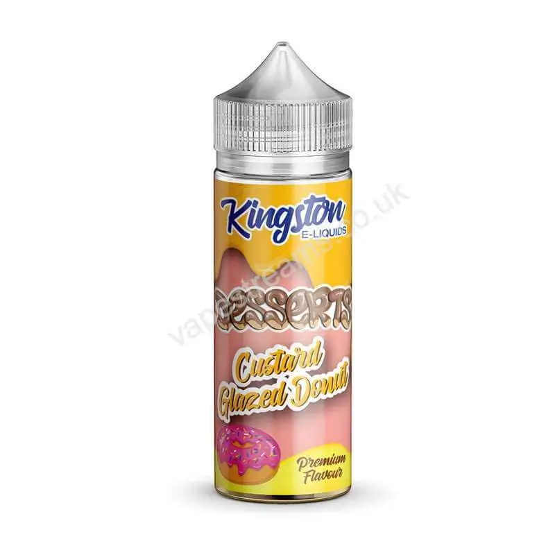 Custard Glazed Donut E-Liquid Shortfill by Kingston Desserts