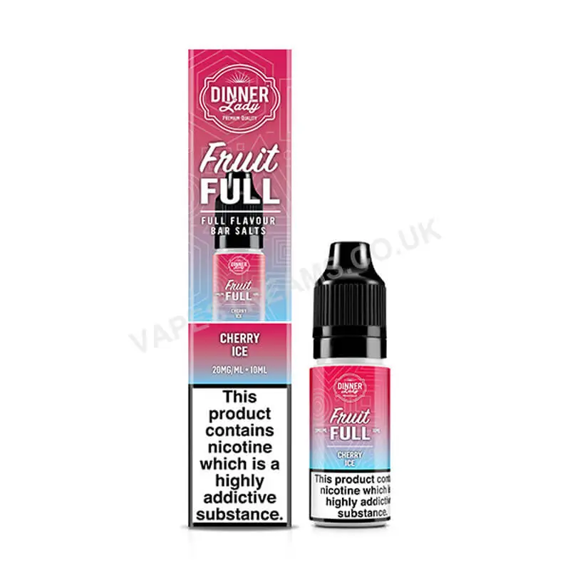 Dinner Lady Cherry Ice Fruit Full Nic Salt E-Liquid