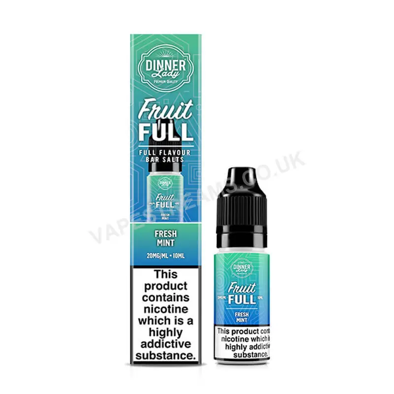 Dinner Lady Fresh Mint Fruit Full Nic Salt E-Liquid