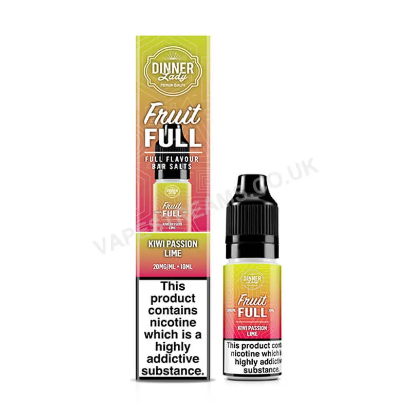 Dinner Lady Kiwi Passion Lime Fruit Full Nic Salt E-Liquid