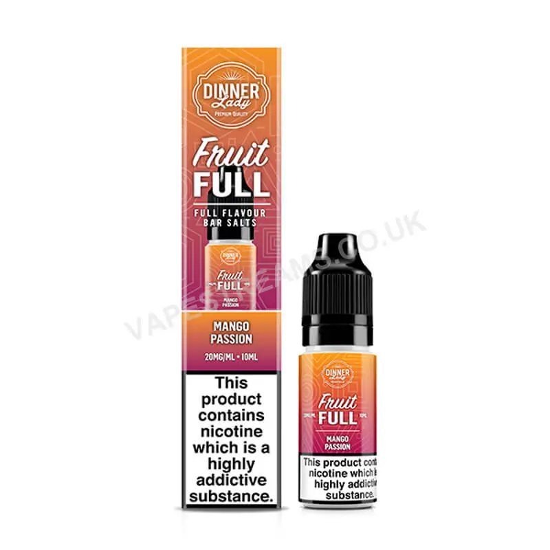 Dinner Lady Mango Passion Fruit Full Nic Salt E-Liquid
