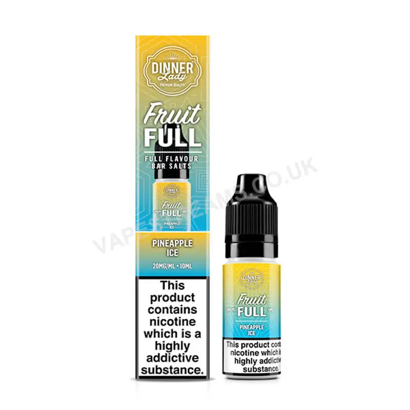 Dinner Lady Pineapple Ice Fruit Full Nic Salt E-Liquid