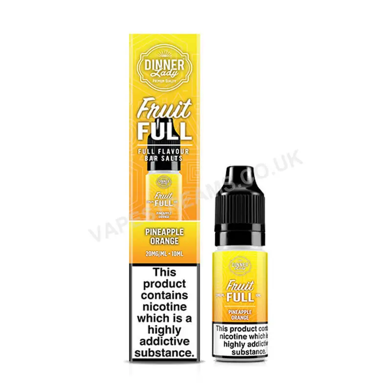 Dinner Lady Pineapple Orange Fruit Full Nic Salt E-Liquid