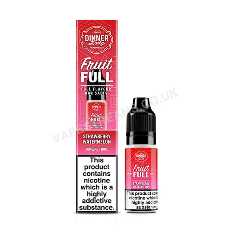 Dinner Lady Strawberry Watermelon Fruit Full Nic Salt E-Liquid