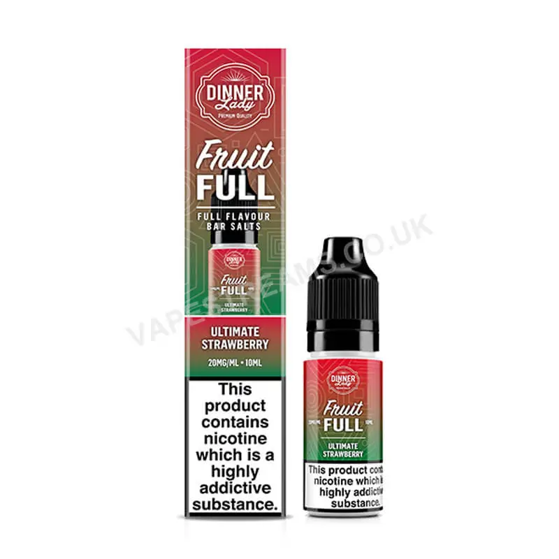 Dinner Lady Ultimate Strawberry Fruit Full Nic Salt E-Liquid