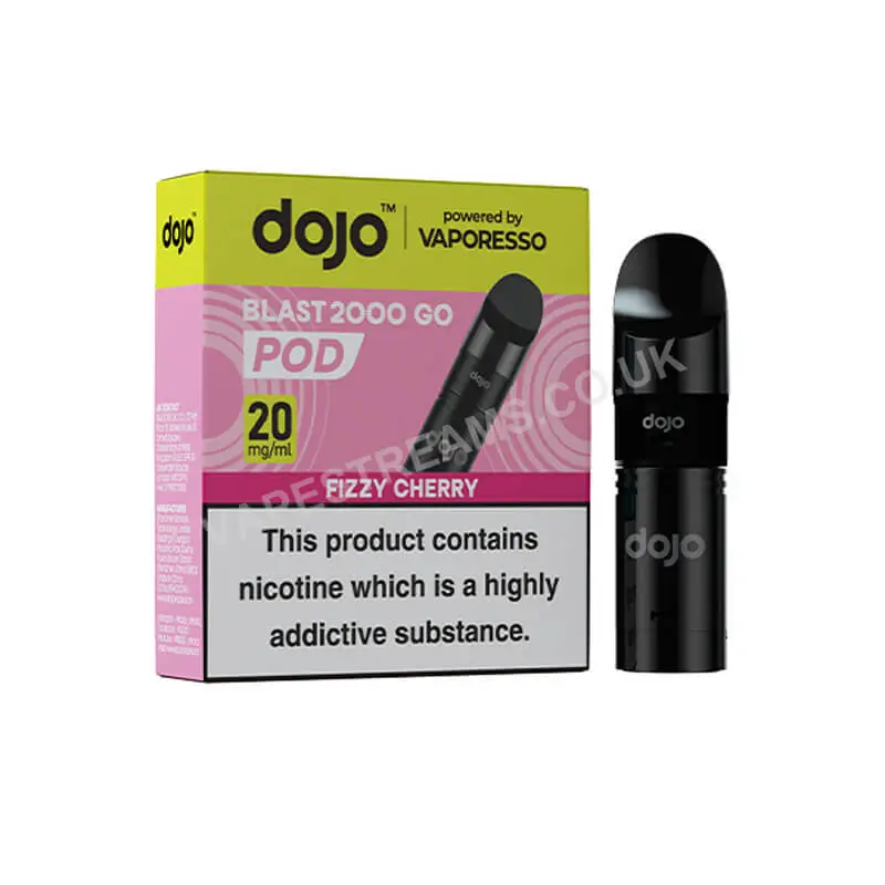 Dojo Blast 2000 Go Fizzy Cherry Prefilled Pod