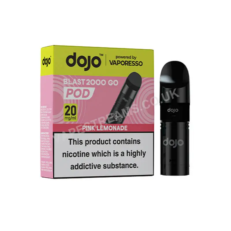 Dojo Blast 2000 Go Pink Lemonade Prefilled Pod