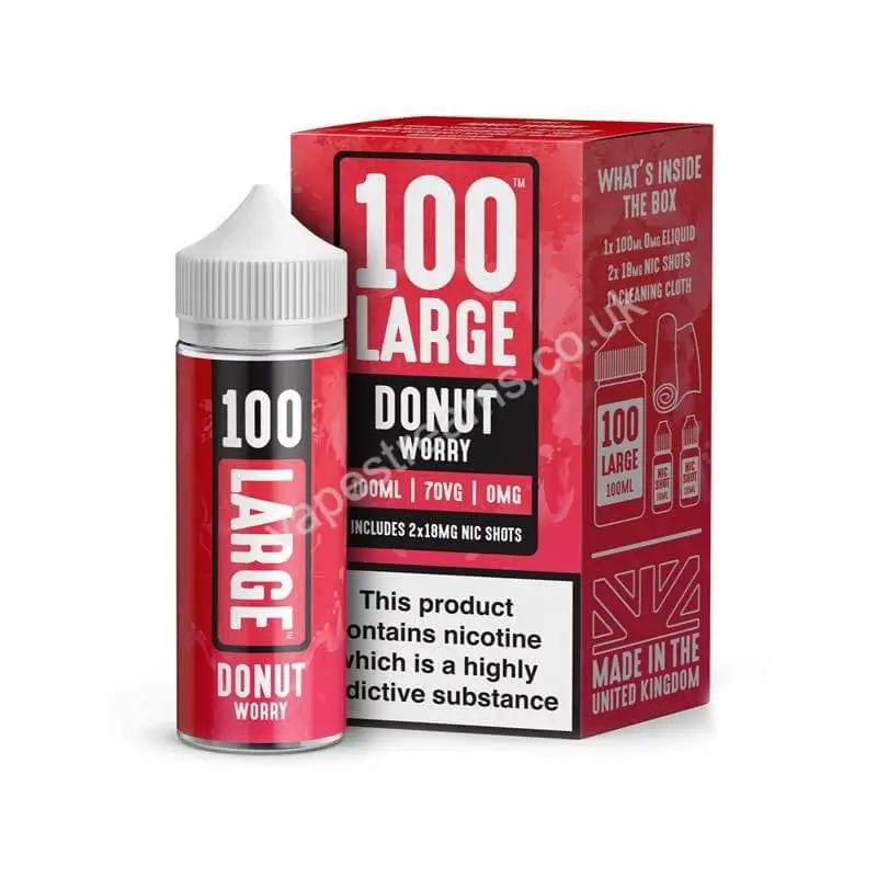 Donut Worry by 100 Large Juice Short Fill