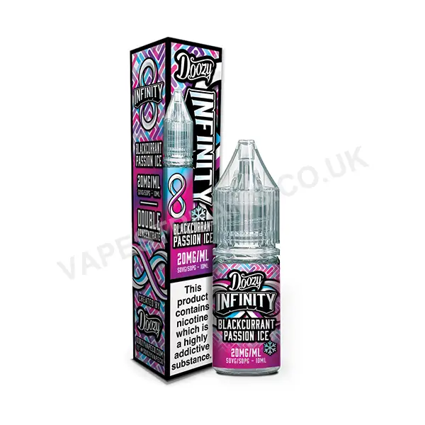 Doozy Infinity Blackcurrant Passion Ice Nic Salt E-Liquid