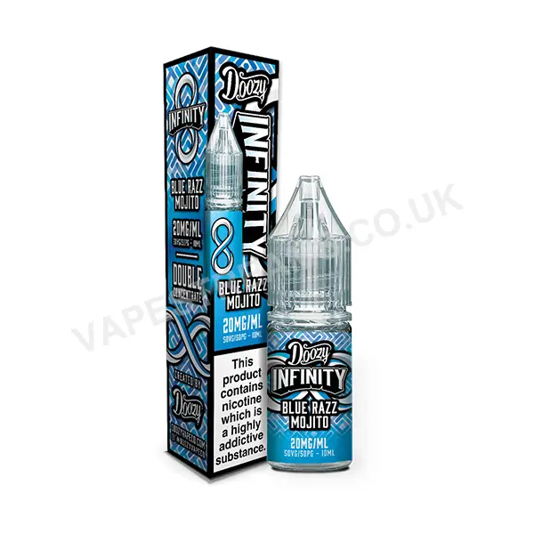 Doozy Infinity Blue Razz Mojito Nic Salt E-Liquid