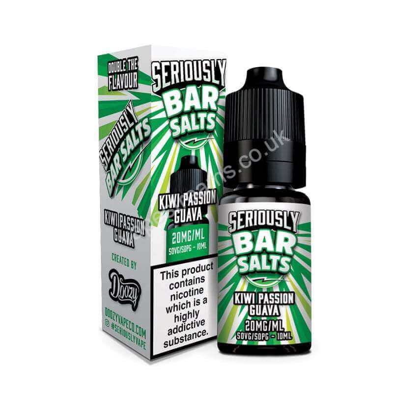 Doozy Seriously Bar Salts Kiwi Passion Guava Nic Salt E-Liquid