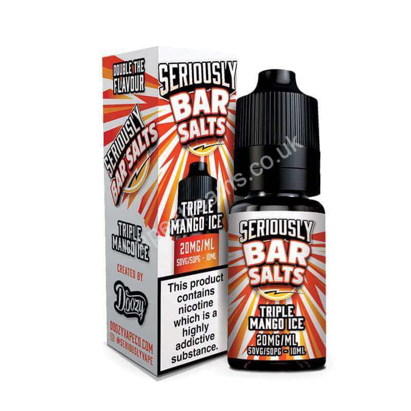 Doozy Seriously Bar Salts Triple Mango Ice Nic Salt E-Liquid