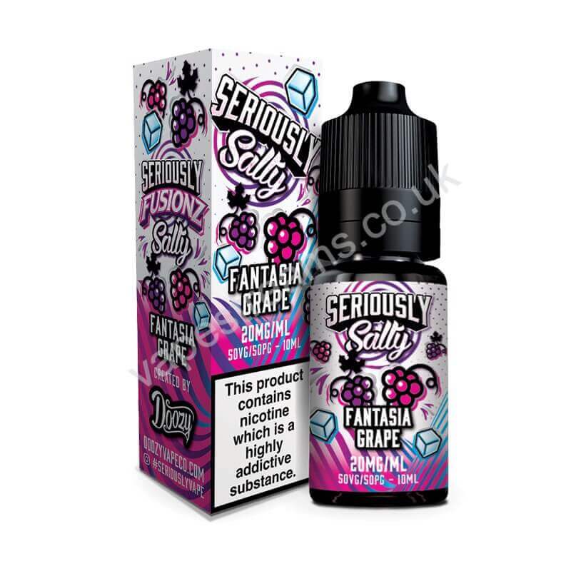 Doozy Seriously Fusionz Fantasia Grape Nic Salt E-Liquid