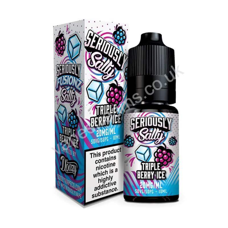 Doozy Seriously Fusionz Triple Berry Ice Nic Salt E-Liquid