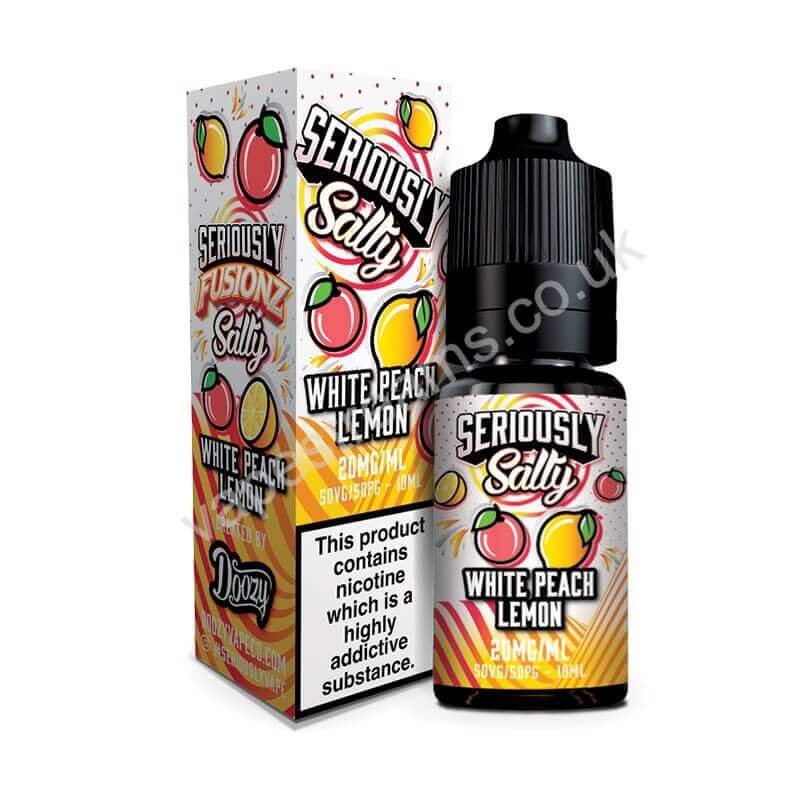 Doozy Seriously Fusionz White Peach Lemon Nic Salt E-Liquid