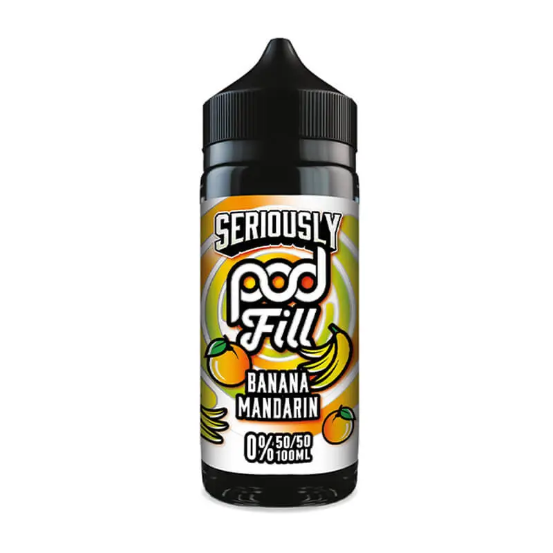 Doozy Seriously Pod Fill Banana Mandarin E-Liquid Shortfill
