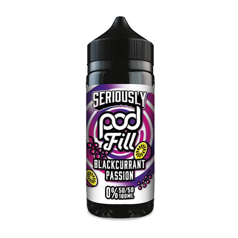 Doozy Seriously Pod Fill Blackcurrant Passion E-Liquid Shortfill