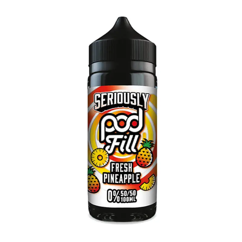 Doozy Seriously Pod Fill Fresh Pineapple E-Liquid Shortfill