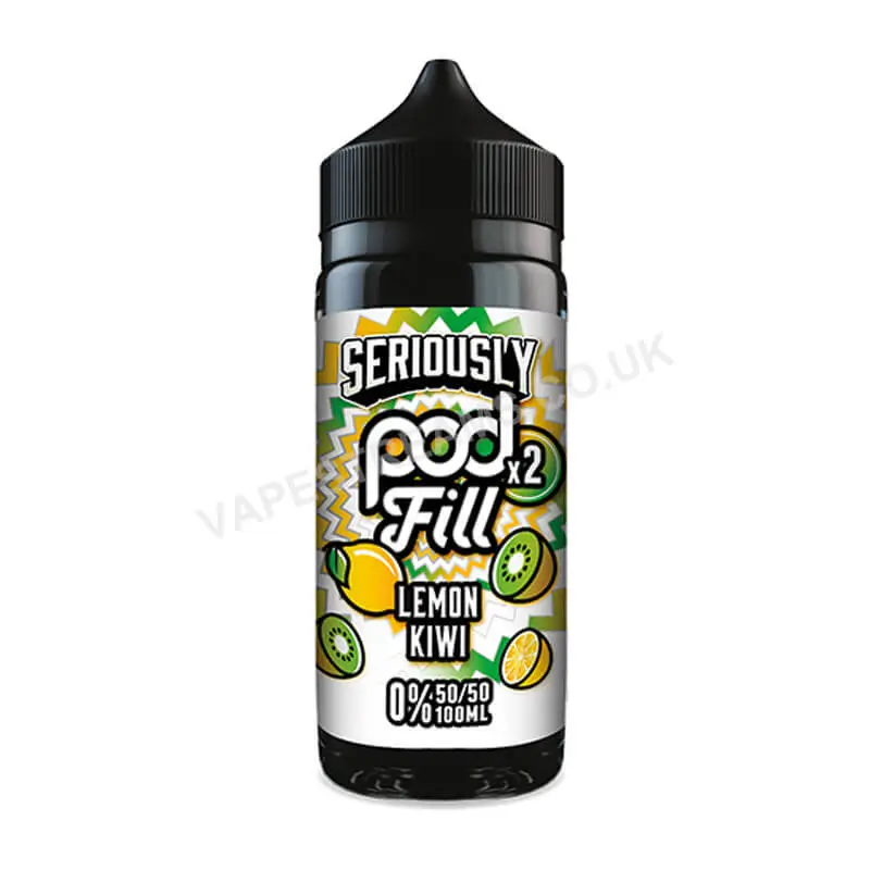 Doozy Seriously Pod Fill x2 Lemon Kiwi E-Liquid Shortfill