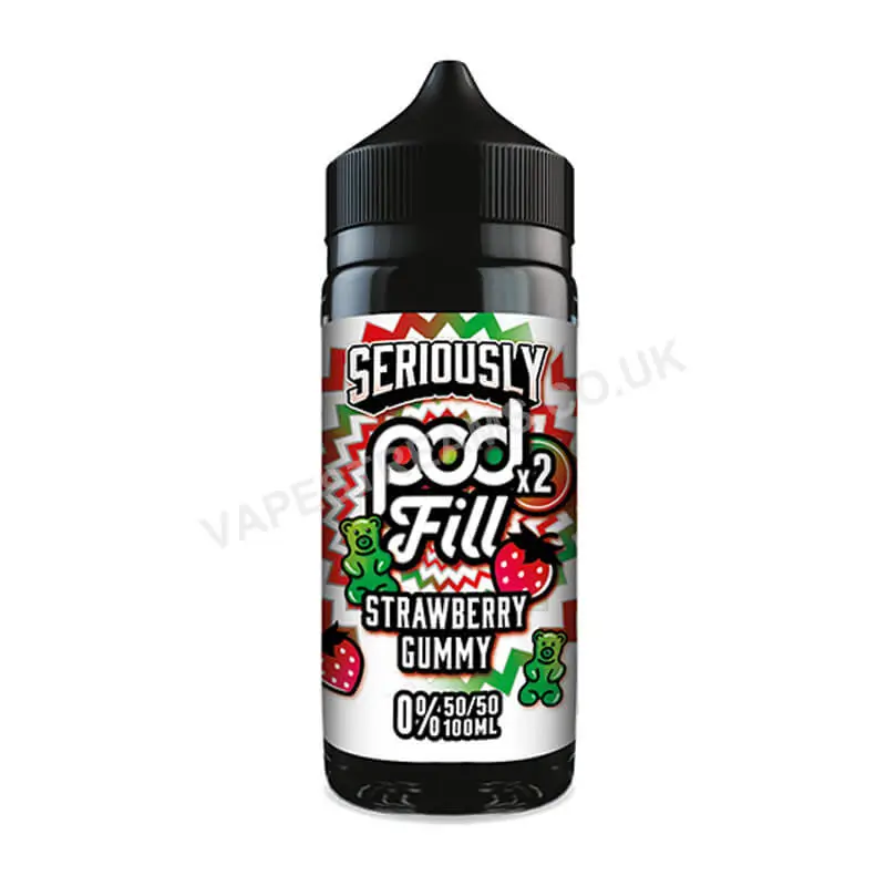 Doozy Seriously Pod Fill x2 Strawberry Gummy E-Liquid Shortfill