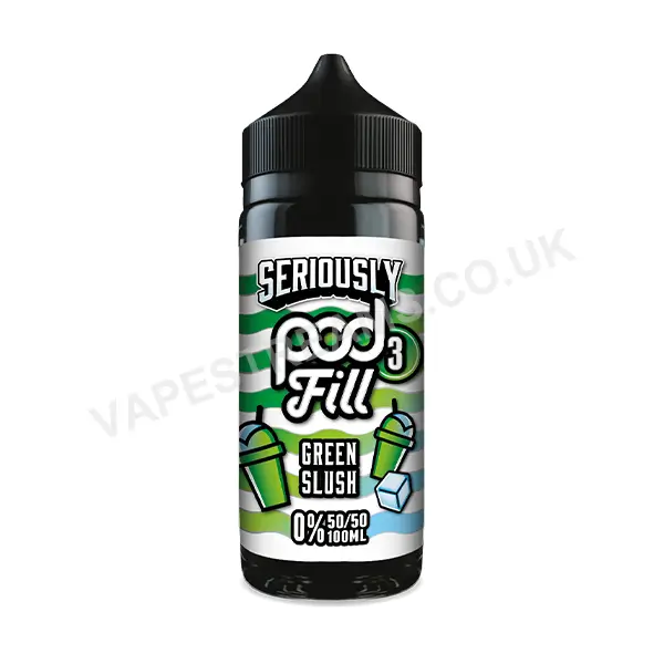 Doozy Seriously Pod Fill x3 Green Slush E-Liquid Shortfill