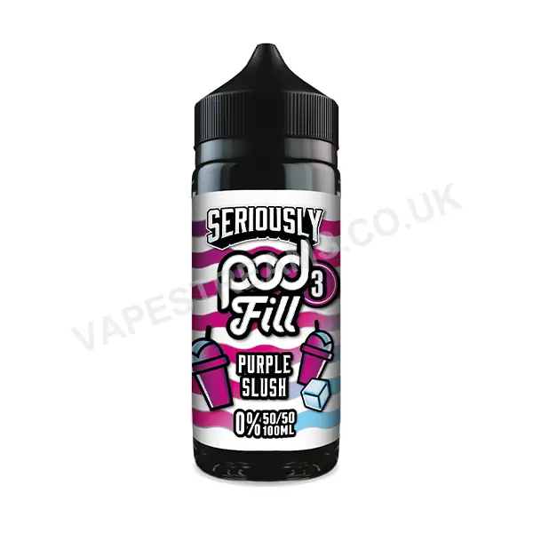 Doozy Seriously Pod Fill x3 Purple Slush E-Liquid Shortfill