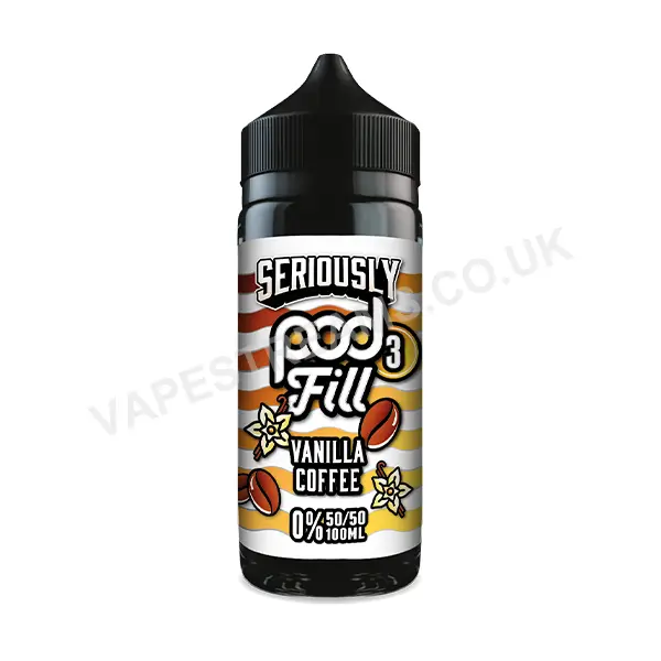 Doozy Seriously Pod Fill x3 Vanilla Coffee E-Liquid Shortfill