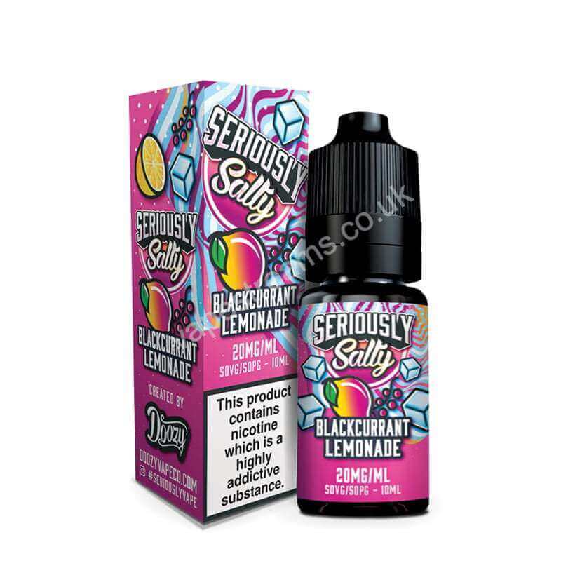 Doozy Seriously Salty Blackcurrant Lemonade Nic Salt E-Liquid