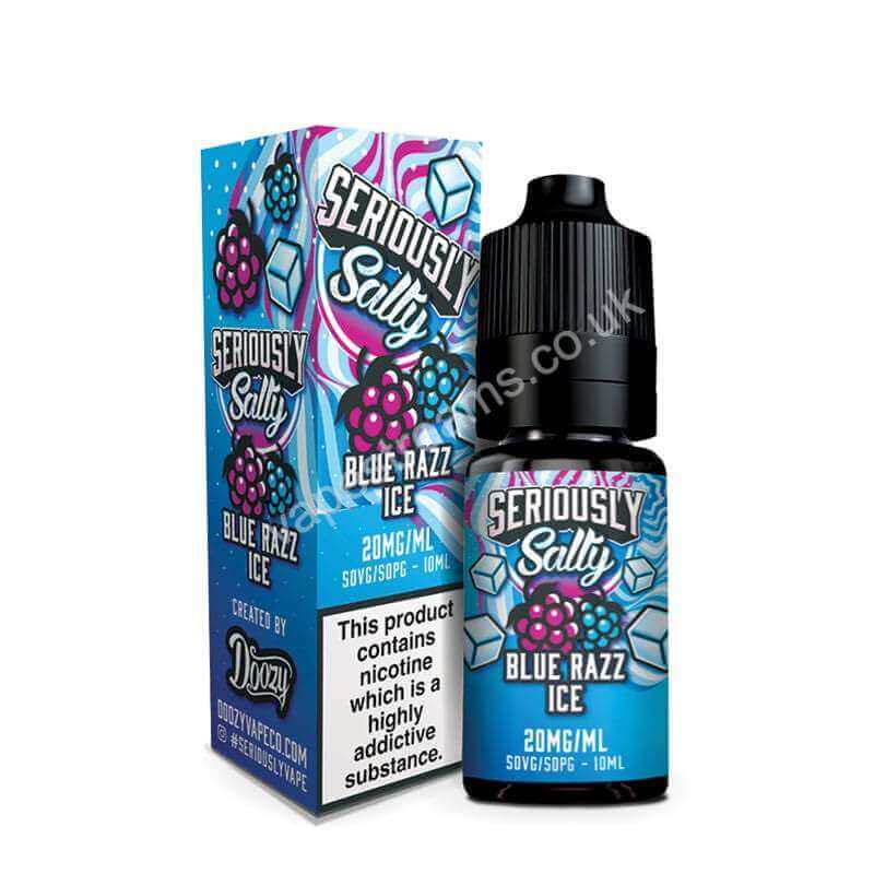 Doozy Seriously Salty Blue Razz Ice Nic Salt E-Liquid