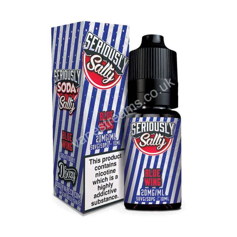 Doozy Seriously Soda Salty Blue Wing Nic Salt E-Liquid