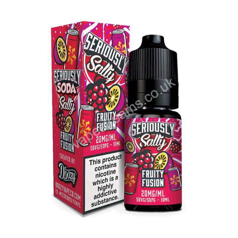 Doozy Seriously Soda Salty Fruity Fusion Nic Salt E-Liquid