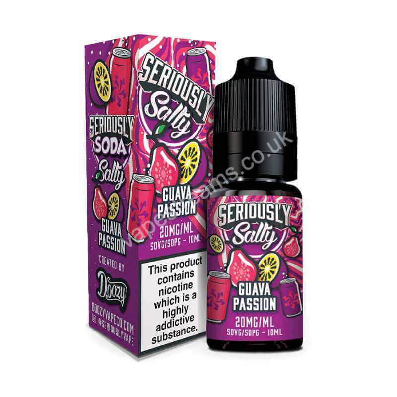 Doozy Seriously Soda Salty Guava Passion Nic Salt E-Liquid