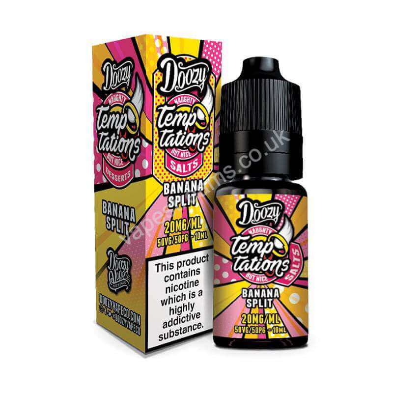Doozy Temptations Banana Split Nic Salt E-liquid