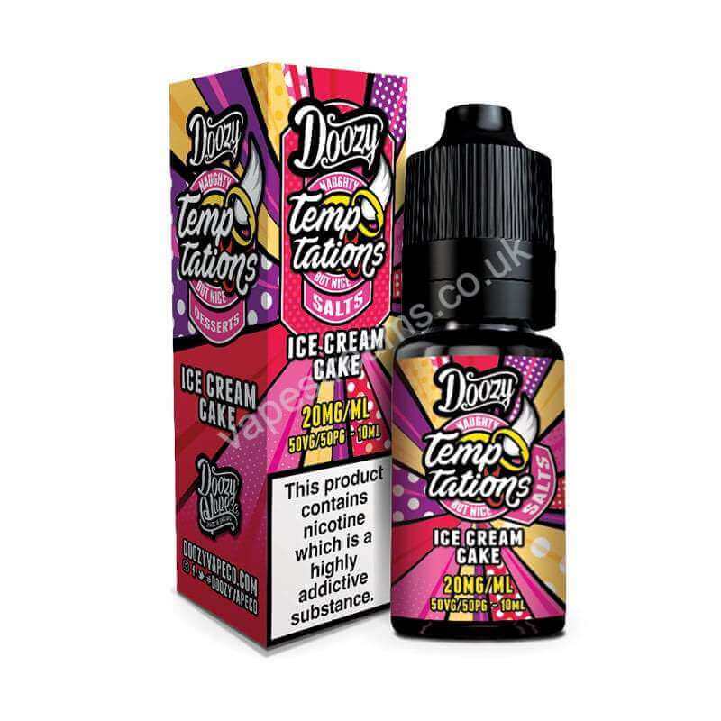 Doozy Temptations Ice Cream Cake Nic Salt E-liquid