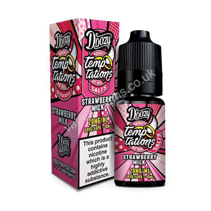 Doozy Temptations Strawberry Milk Nic Salt E-liquid