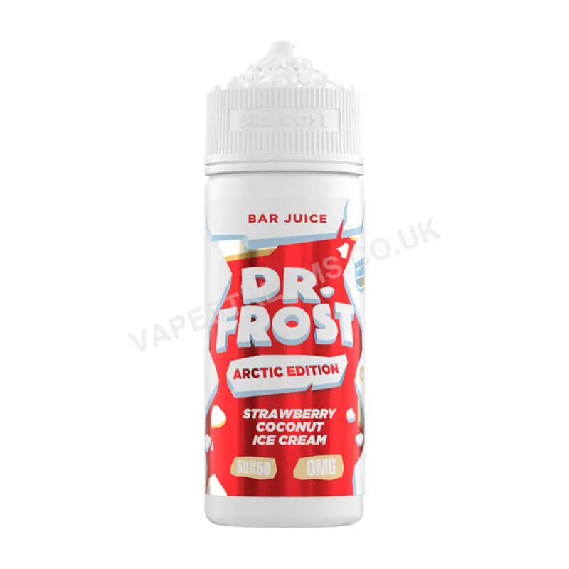 Dr Frost Arctic Edition Strawberry Coconut Ice Cream 100ml E-Liquid Shortfill