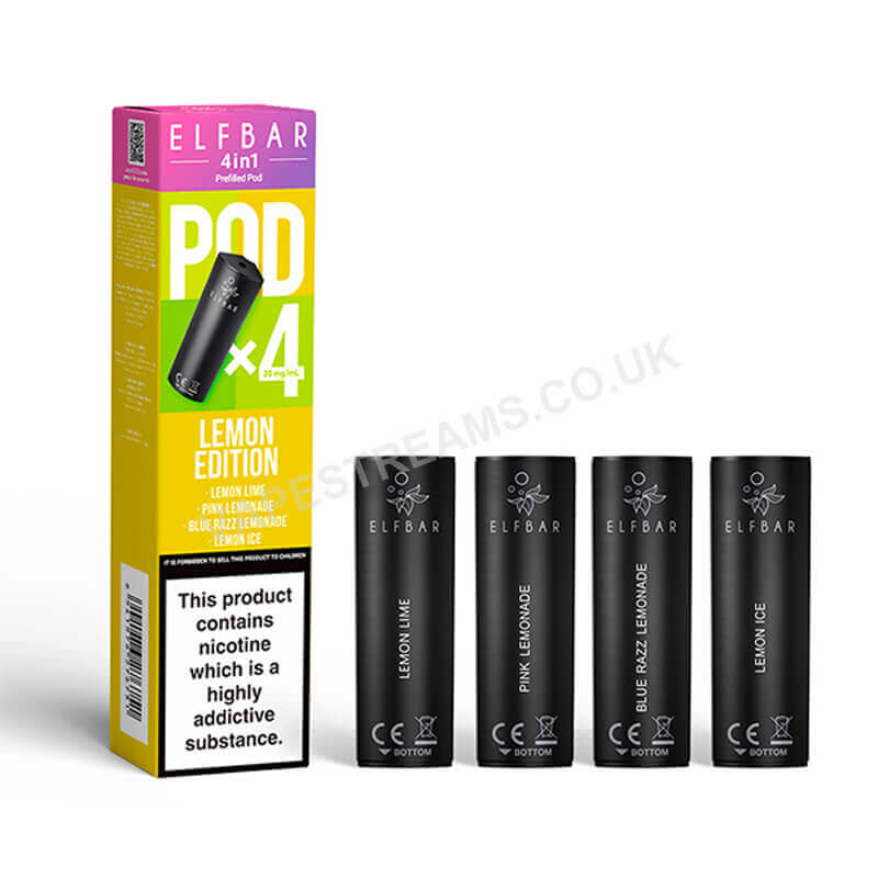 Elf Bar 4 in 1 Lemon Edition Prefilled Pods