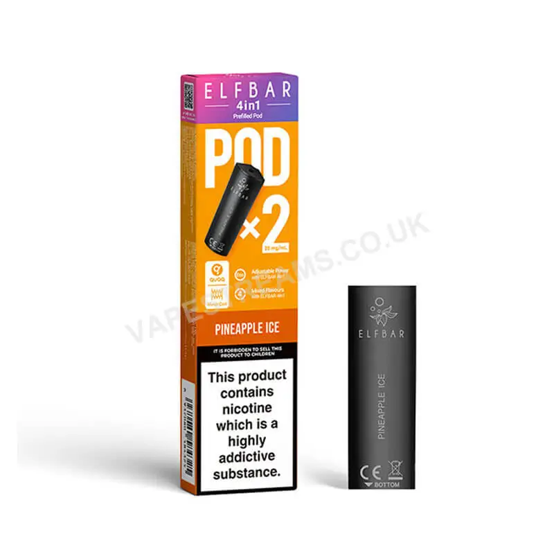 Elf Bar 4 in 1 Pineapple Ice Prefilled Pods