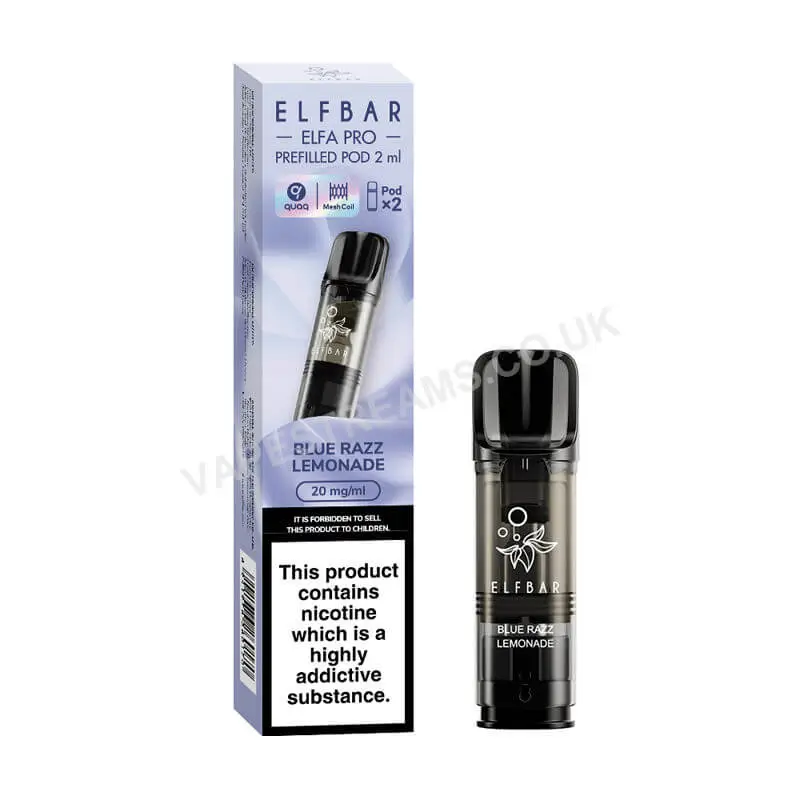 Elf Bar ELFA Pro Blue Razz Lemonade Prefilled Pods