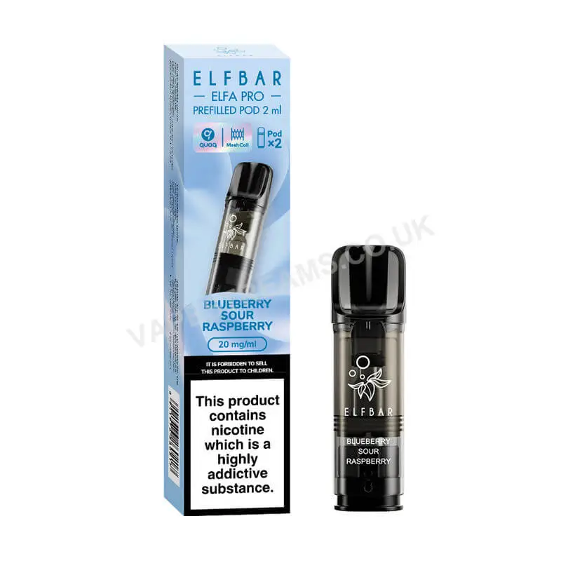 Elf Bar ELFA Pro Blueberry Sour Raspberry Prefilled Pods