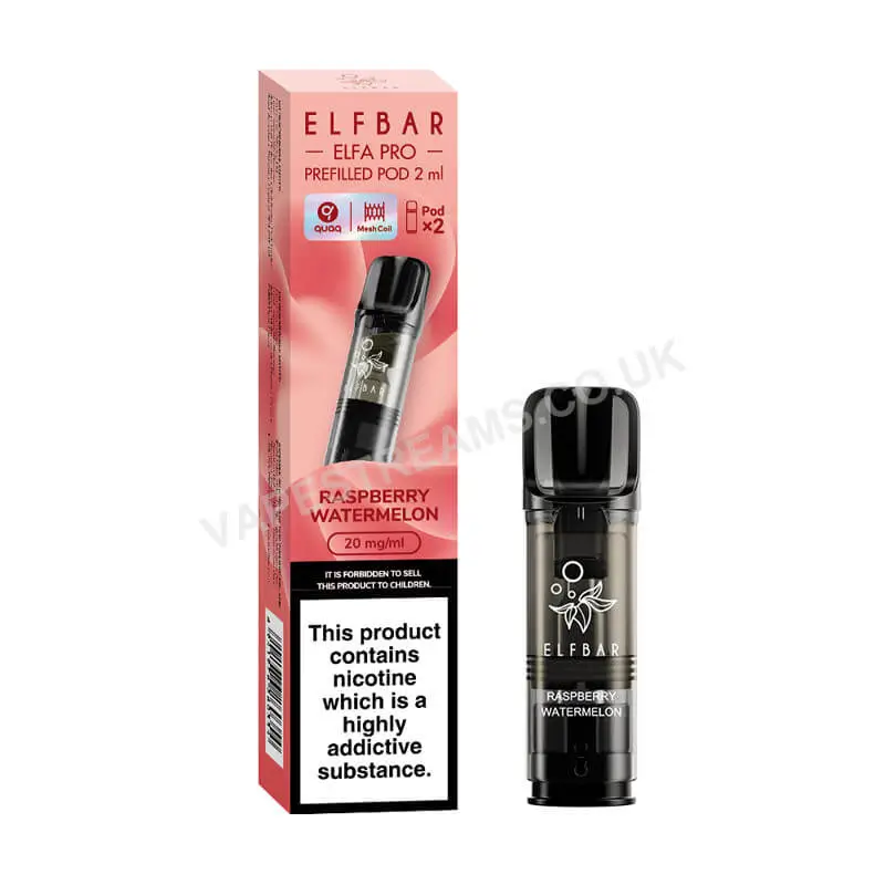 Elf Bar ELFA Pro Raspberry Watermelon Prefilled Pods