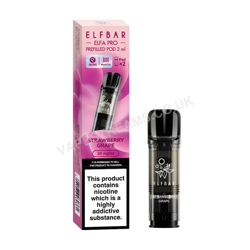 Elf Bar ELFA Pro Strawberry Grape Prefilled Pods