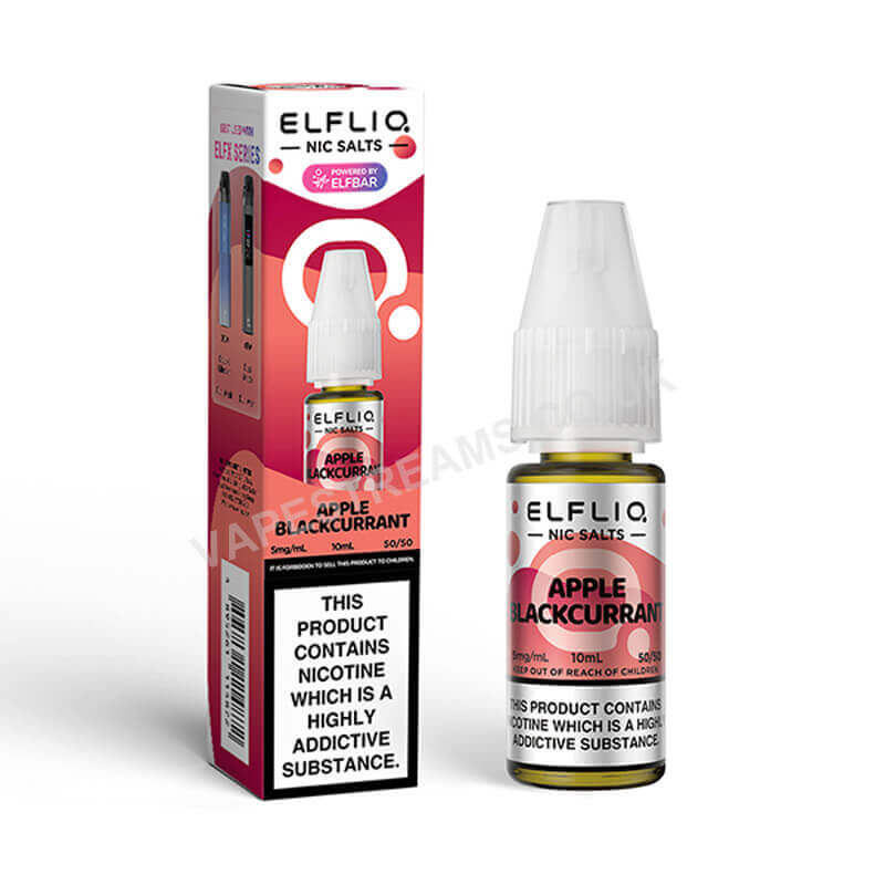 ELFBAR ELFLIQ Apple Blackcurrant Nic Salt E-Liquid
